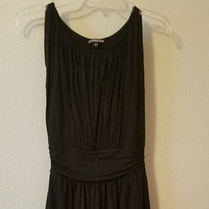 Casual Black Knit Dress